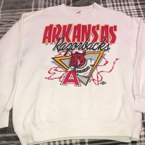Rare Vintage Arkansas Razorback Crewneck